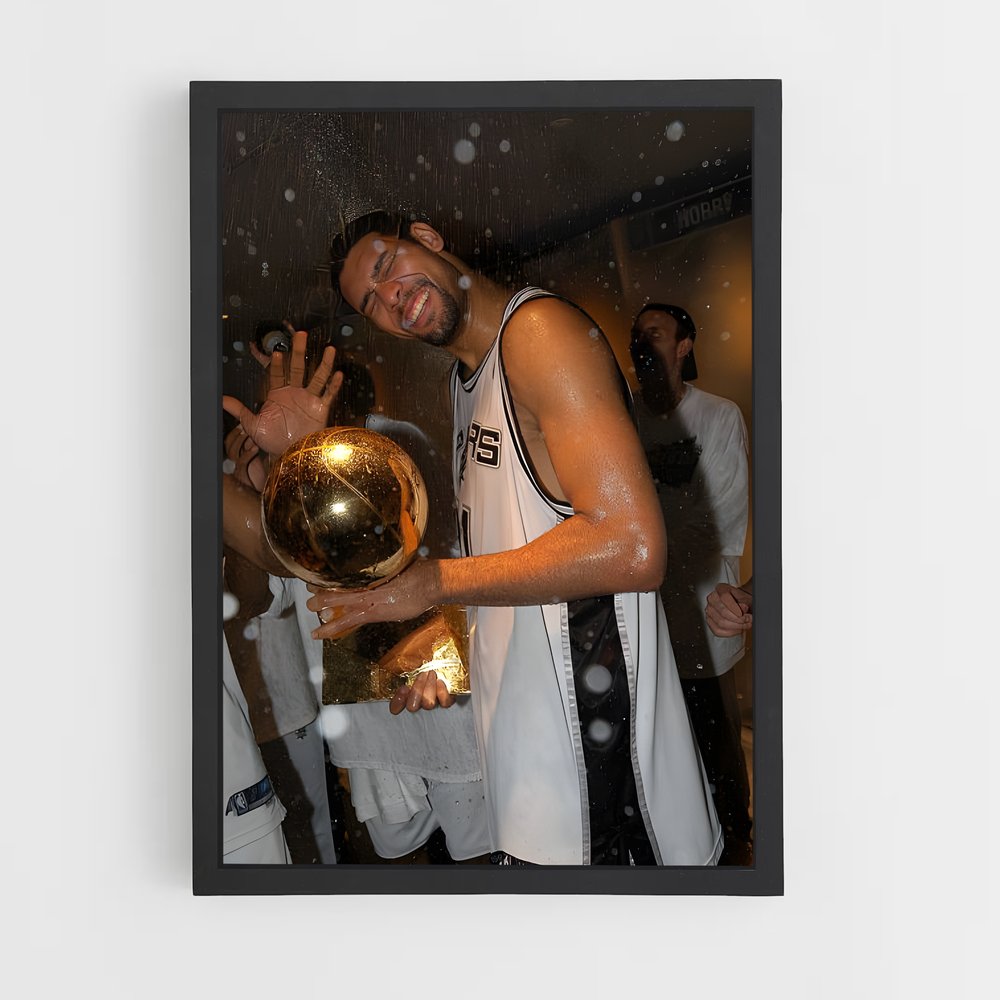 Poster Celebration Spurs – affiche Basketball (vue 2)